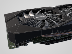 GPU Nvidia RTX 2060 3D Модель