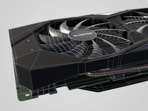 GPU Nvidia RTX 2060 3D Model