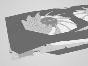 GPU Nvidia RTX 2060 3D Model