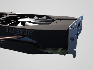 GPU Nvidia RTX 2060 3D Model