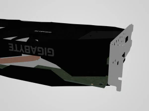 GPU Nvidia RTX 2060 3D Model