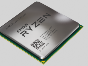 CPU AMD 2700X 3D Model