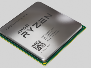 CPU AMD 2700X 3D Model