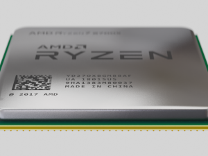 CPU AMD 2700X 3D Model