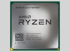 CPU AMD 2700X 3D Model