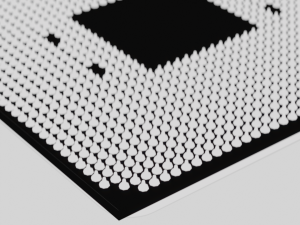 CPU AMD 2700X 3D Model