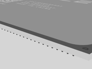CPU AMD 2700X 3D Model