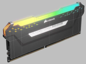 Corsair RAM Vengeance 3D Model