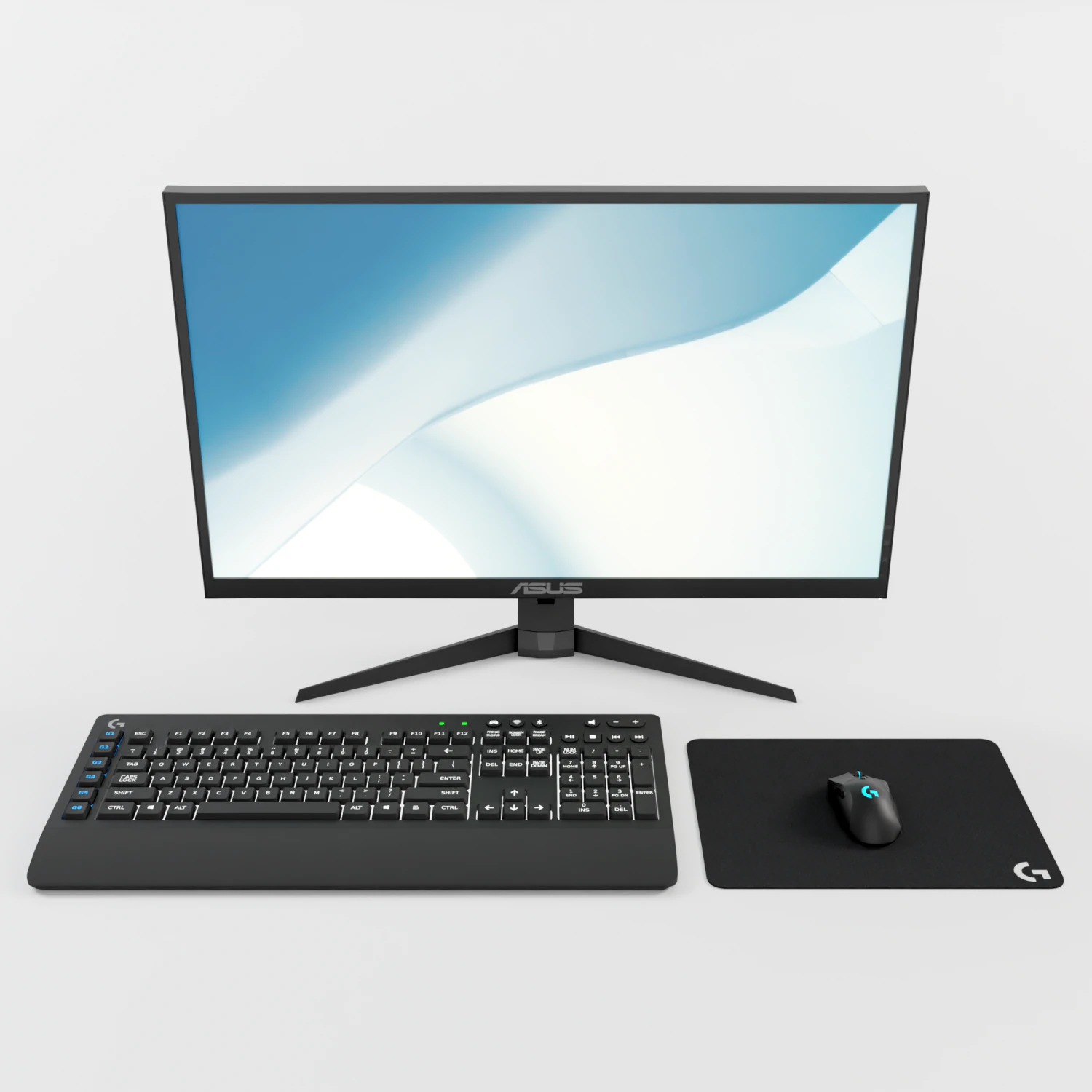 PC Peripherals 3D Model .c4d .max .obj .3ds .fbx .stl .blend 