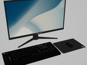 PC Peripherals 3D Model