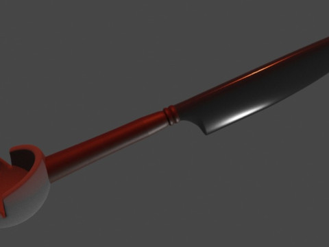 NAOKO KIRINO KNIFE PUMPKIN NIGHT 3D-printmodel