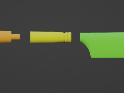 NAOKO KIRINO KNIFE PUMPKIN NIGHT 3D-printmodel