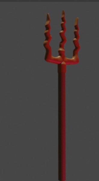 ELMAS TRIDENT KOBAYASHI-SAN CHI NO MAID DRAGON 3D-printmodel .c4d .max .obj .3ds .fbx .stl .blend 