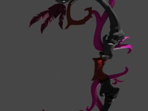 TYRANDE WHISPERWIND BOW QUIVER WORLD OF WARCRAFT 3D Print Model