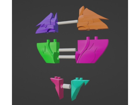CHARLIE MORNINGSTAR APPLE SHIELD HAZBIN HOTEL 3D Print Model