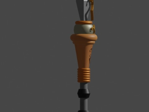 CIEL PHANTOMHIVE STAFF CROWN KUROSHITSUJI 3Dプリントモデル
