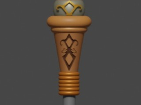 CIEL PHANTOMHIVE STAFF CROWN KUROSHITSUJI Modelo de impresión 3D