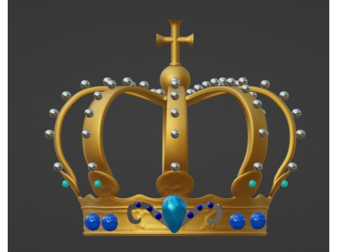 CIEL PHANTOMHIVE STAFF CROWN KUROSHITSUJI Modelo de impresión 3D