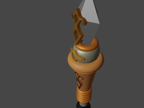CIEL PHANTOMHIVE STAFF CROWN KUROSHITSUJI Modelo de impresión 3D