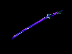 Cyber-Katana 3Dモデル