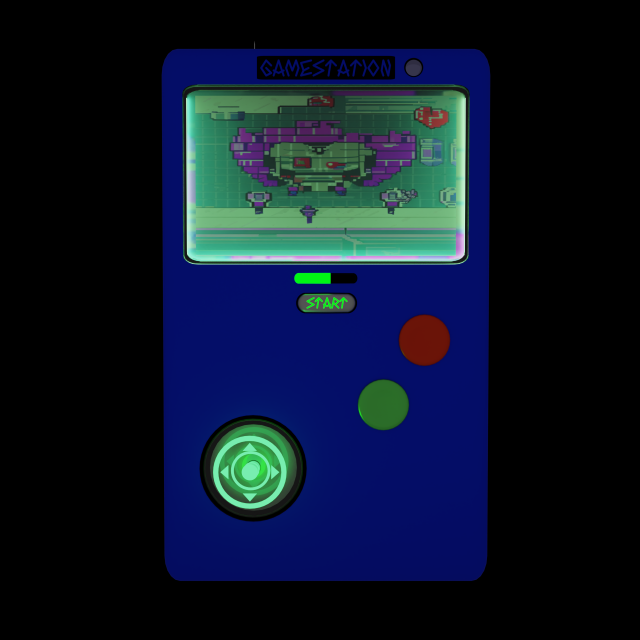 Game console Model 3D .c4d .max .obj .3ds .fbx .stl .blend