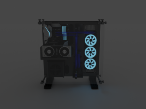 Gaming pc Model 3D