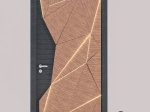Modern door 3D-Modell