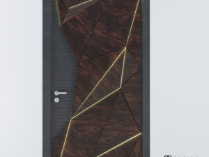 Modern door 3D-Modell