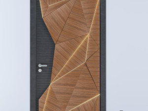 Modern door 3D-Modell
