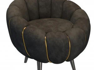 Curvy sofa 01 3D Model