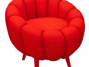 Curvy sofa 01 Model 3D