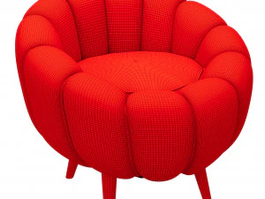 Curvy sofa 01 3D Model