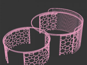 Fendi collection table 3D Model