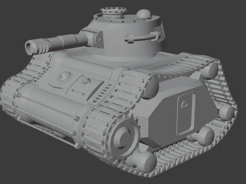 Tangki poli rendah Model 3D