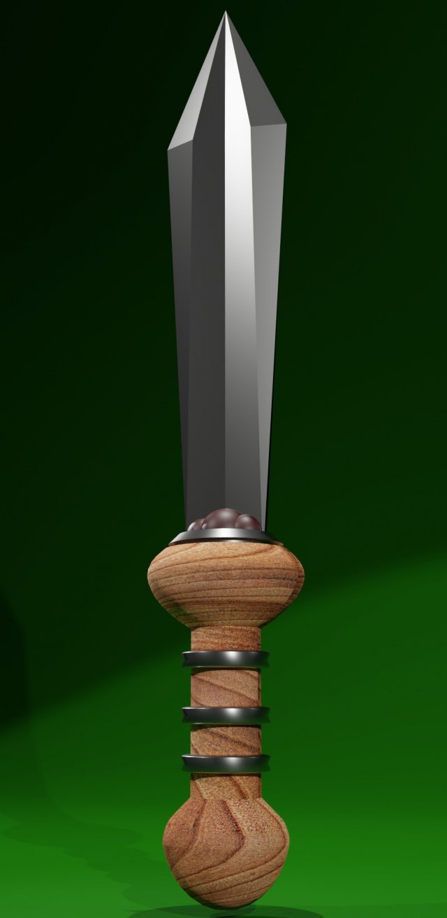 Sword 3D Model .c4d .max .obj .3ds .fbx .stl .blend