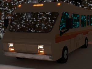 House on wheels 3D 模型