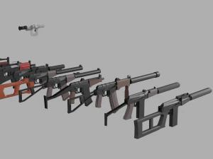 939 Guns 3D Model