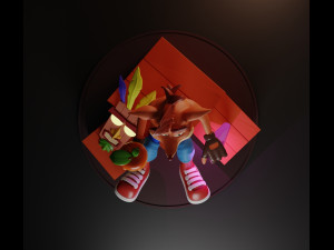 CRASH BANDICOOT Model Cetak 3D