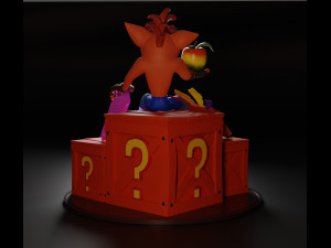 CRASH BANDICOOT Model Cetak 3D