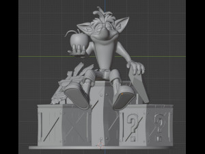 CRASH BANDICOOT Model Cetak 3D