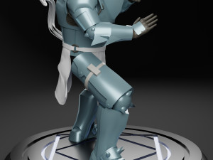 Alphonse Elric from anime Fullmetal Alchemist 3D-Druckmodell