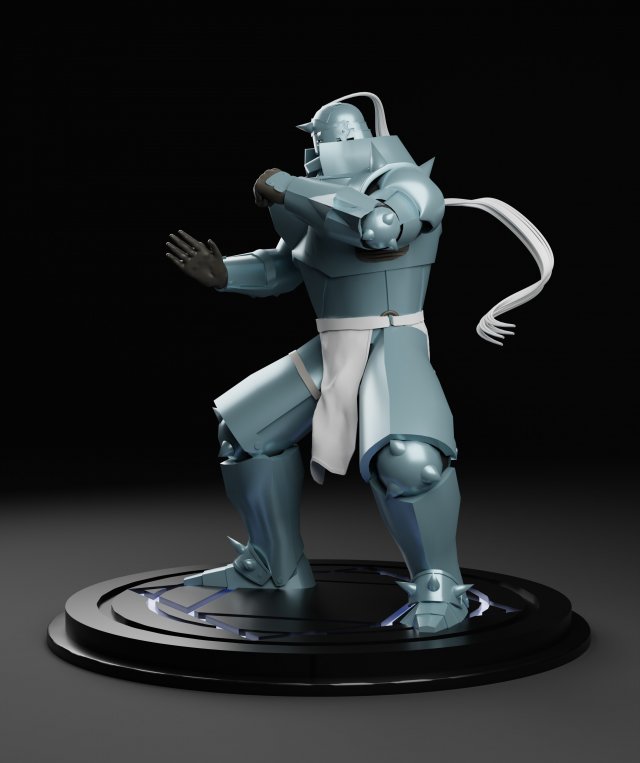 Alphonse Elric From Anime Fullmetal Alchemist 3D Принт Модель In.