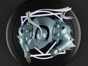 Alphonse Elric from anime Fullmetal Alchemist 3D-Druckmodell