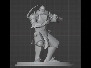 Alphonse Elric from anime Fullmetal Alchemist 3D-Druckmodell