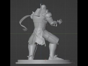 Alphonse Elric from anime Fullmetal Alchemist 3D-Druckmodell
