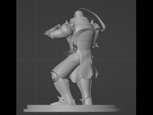 Alphonse Elric from anime Fullmetal Alchemist 3D-Druckmodell