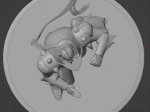 Alphonse Elric from anime Fullmetal Alchemist 3D-Druckmodell