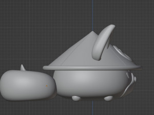 Goro Dog Jewelry Box Genshin Impact Modèles 3D en vedette