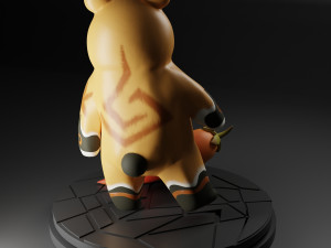 Guoba Genshin Impact Modèles 3D en vedette