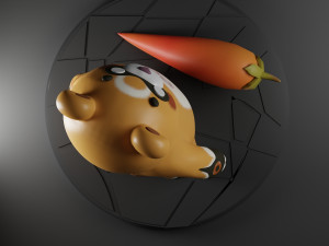 Guoba Genshin Impact Modèles 3D en vedette